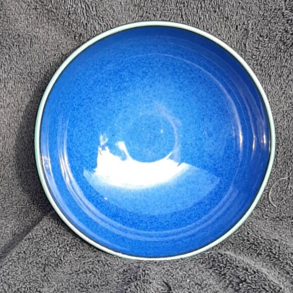 Denby Metz Pasta  Soup Bowl 6.5" D (1) Green Blue Metz - Picture 3 of 8